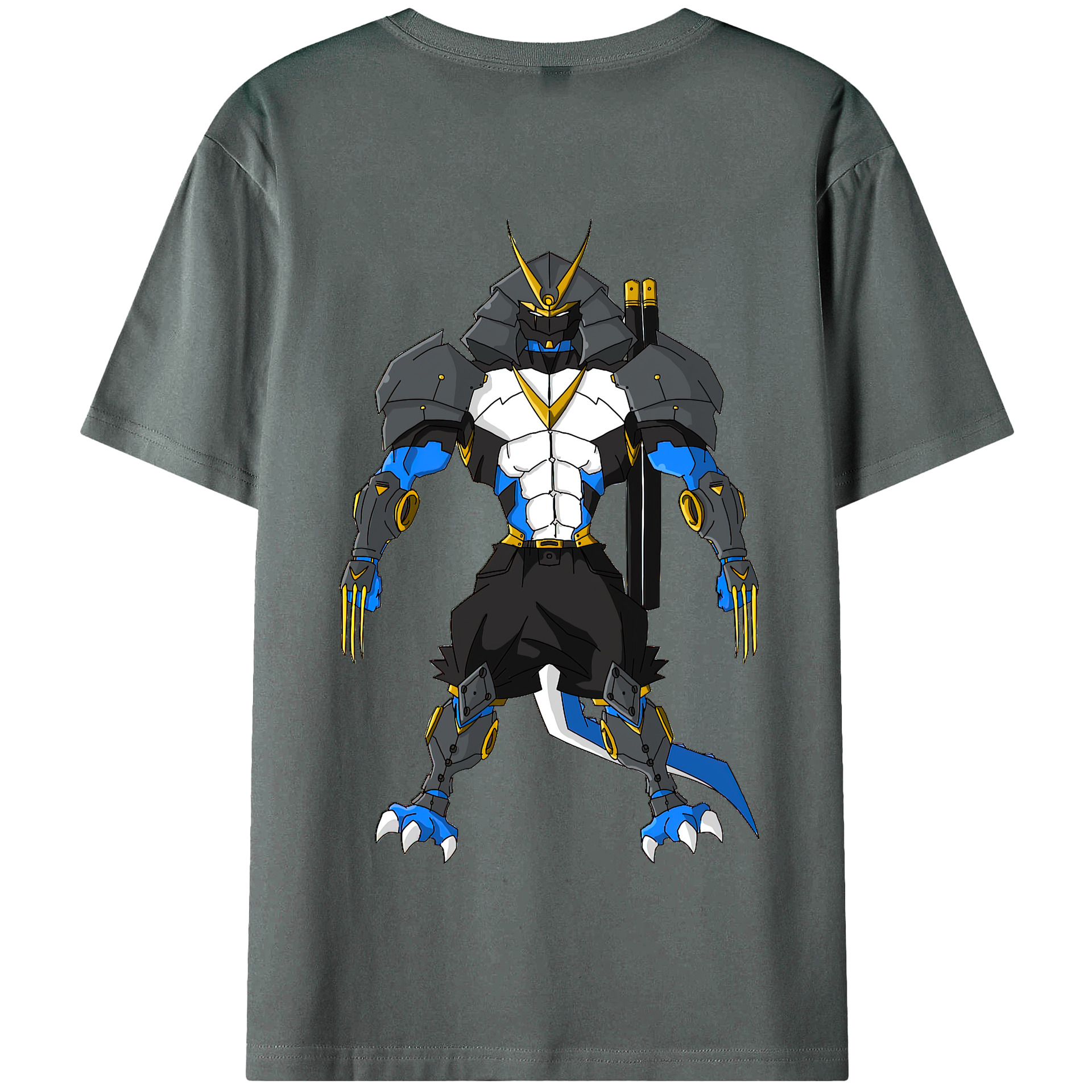 （画像用） Digimon デジタルモンスター/デジモン 綿100％半袖Tシャツ（背面プリント）